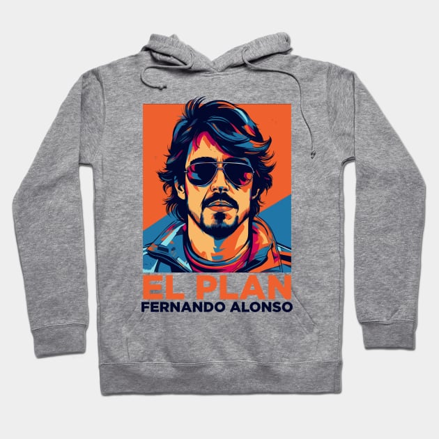 Fernando Alonso - El Plan Hoodie by jaybeetee